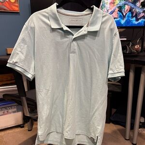 Eddie Bauer Men's Soft Blue Polo Shirt